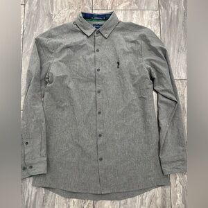 William Murray Golf Men's Gray Button-Up Shirt